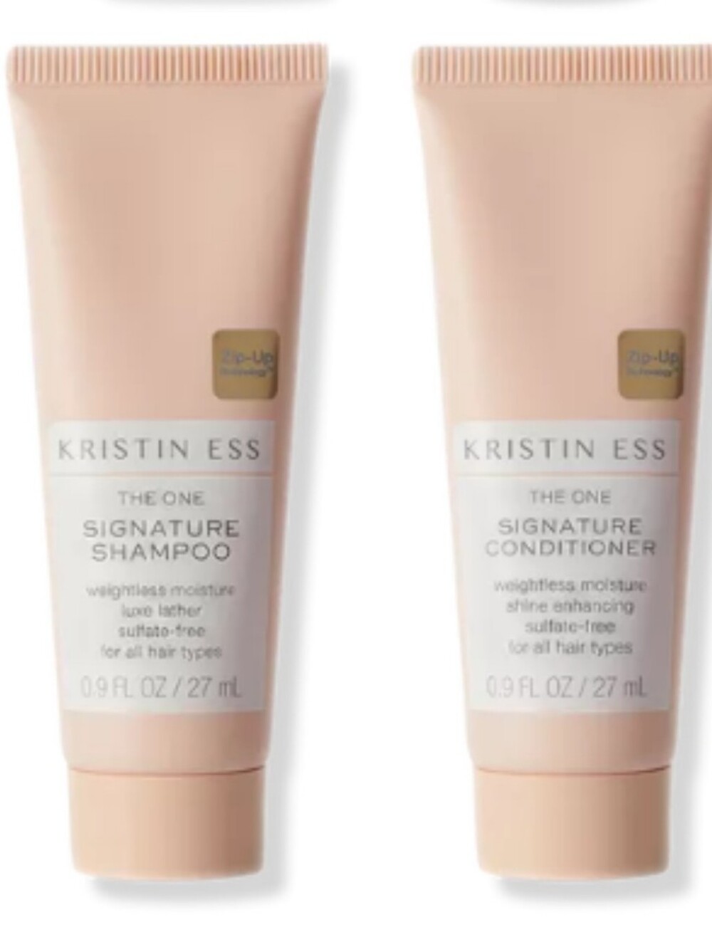 KRISTIN ESS THE ONE SIGNATURE SHAMPOO & CONDITIONER TRIAL SIZE SET.